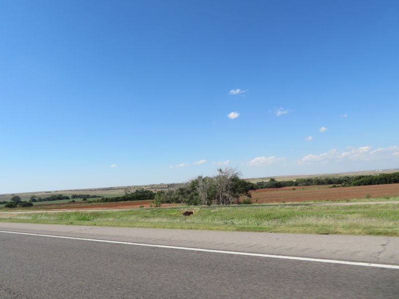 The rolling plains of Oklahoma
